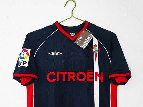 Maillot extérieur noir Celta Vigo 2001-2002