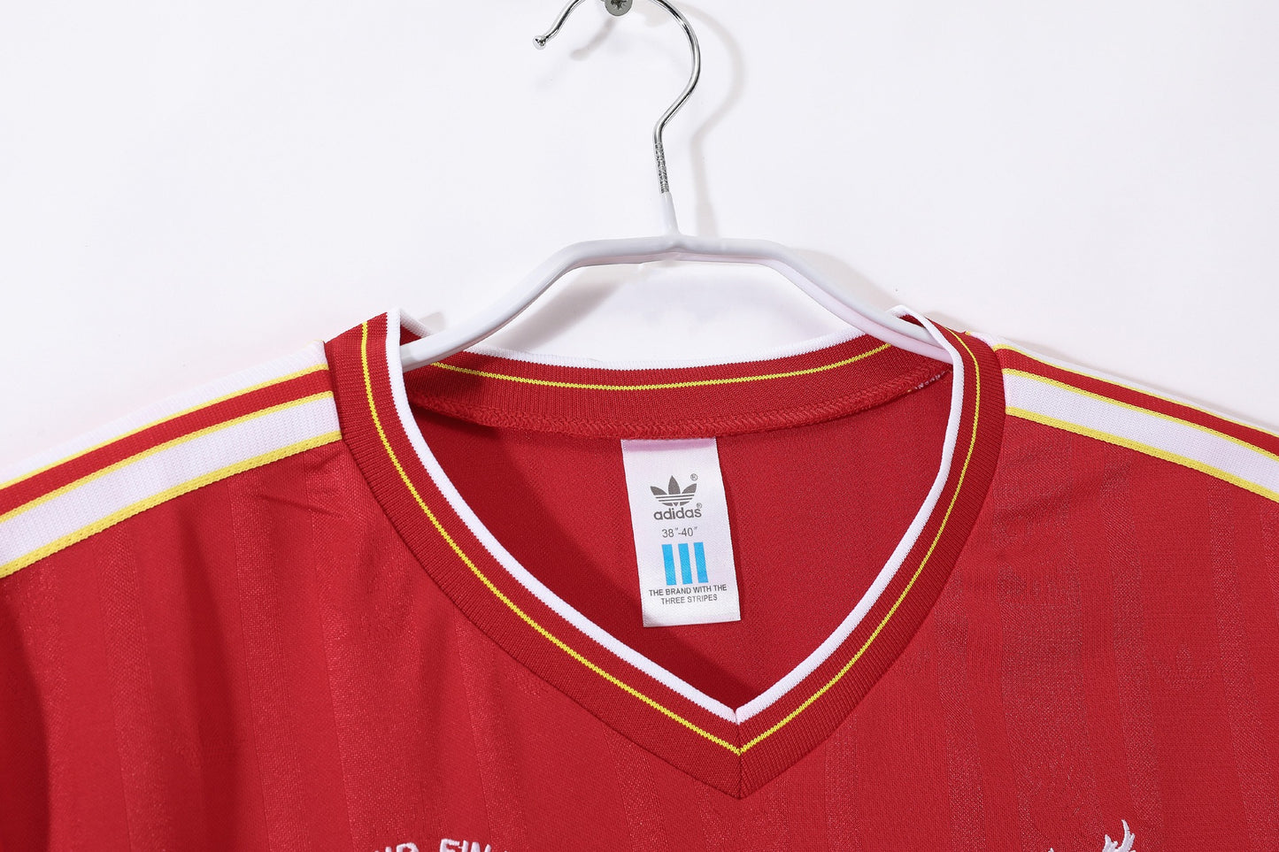 Maillot de football rétro domicile à manches longues Liverpool 1986-1987