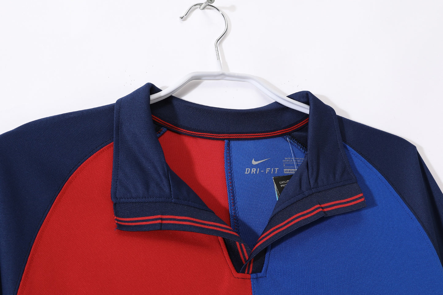 Maillot de football rétro domicile manches longues Centenaire Barcelone 1999-2000