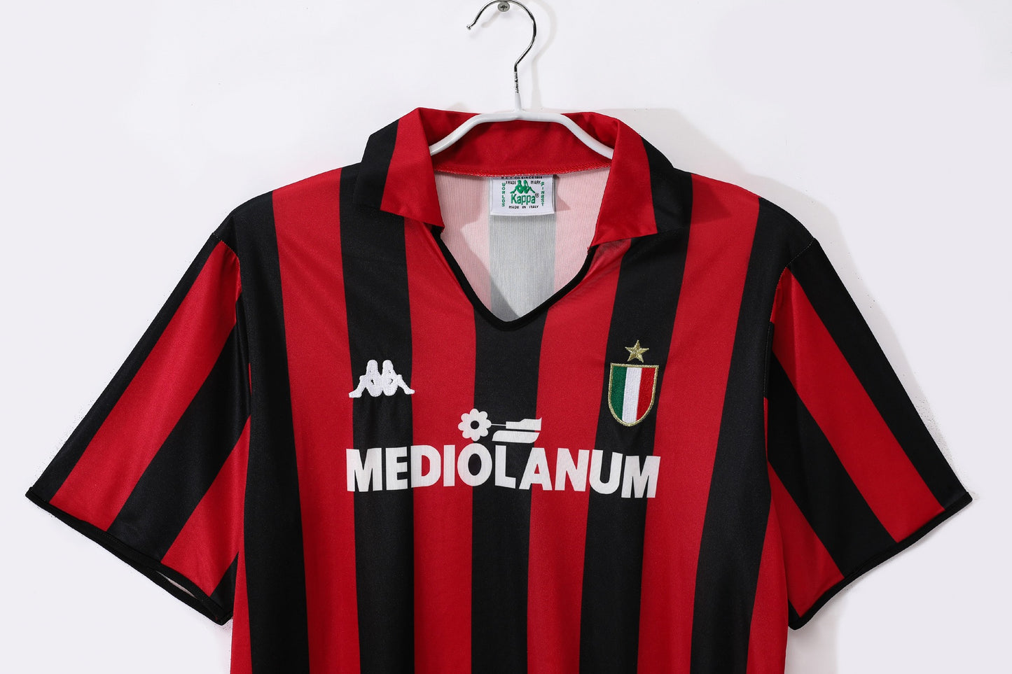 Maillot de football rétro domicile AC Milan 1988-1989