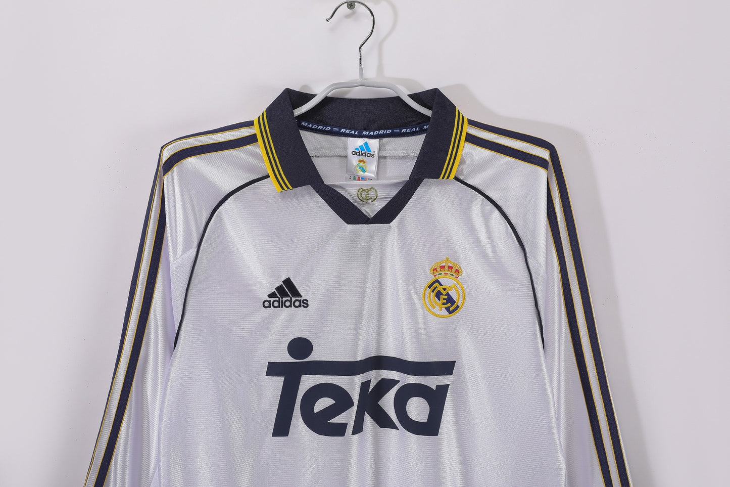 Camiseta de Manga Larga Local del Real Madrid 1998-2000