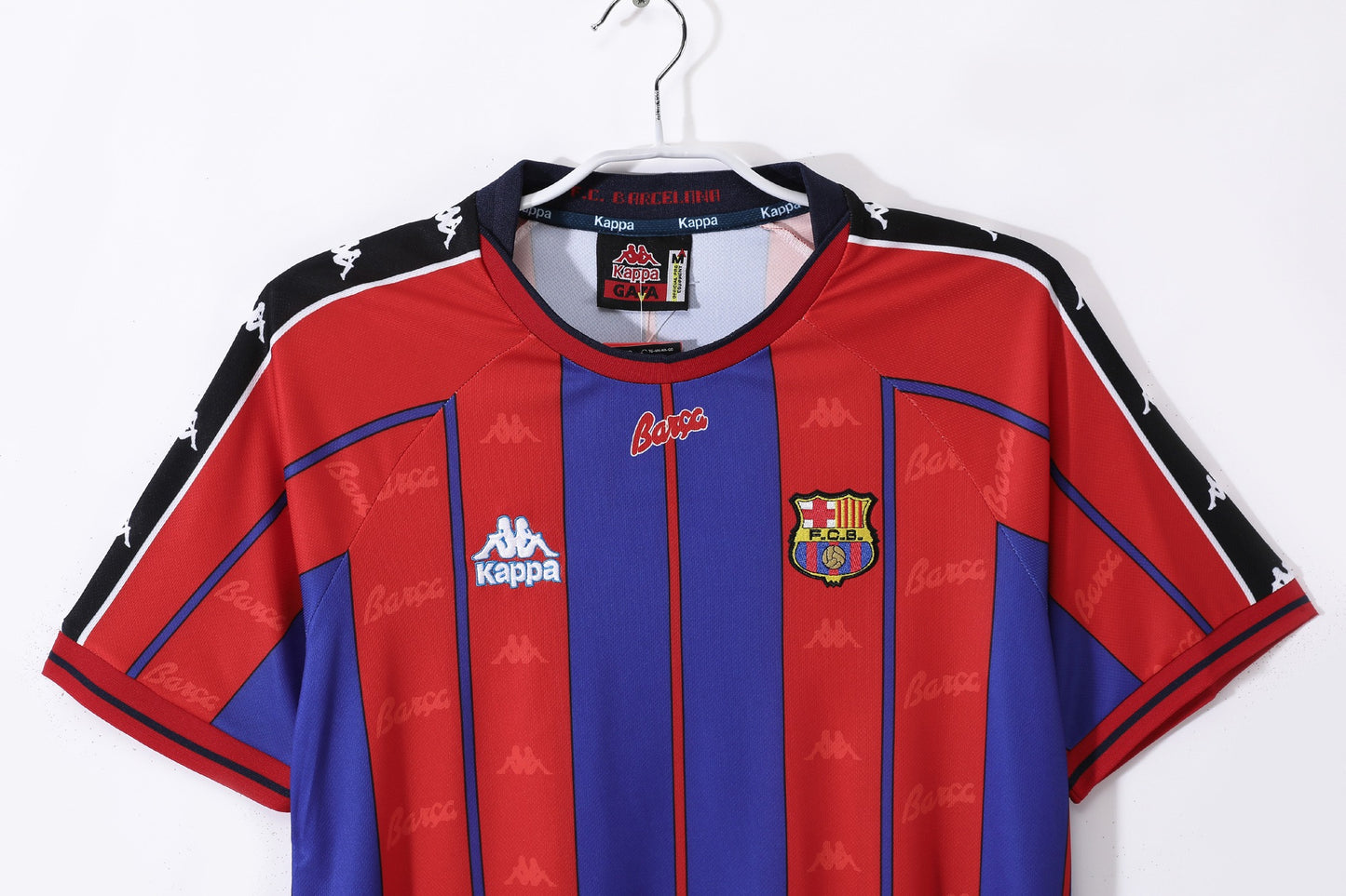 Maillot de Foot Rétro Domicile Barcelone 1997-1998