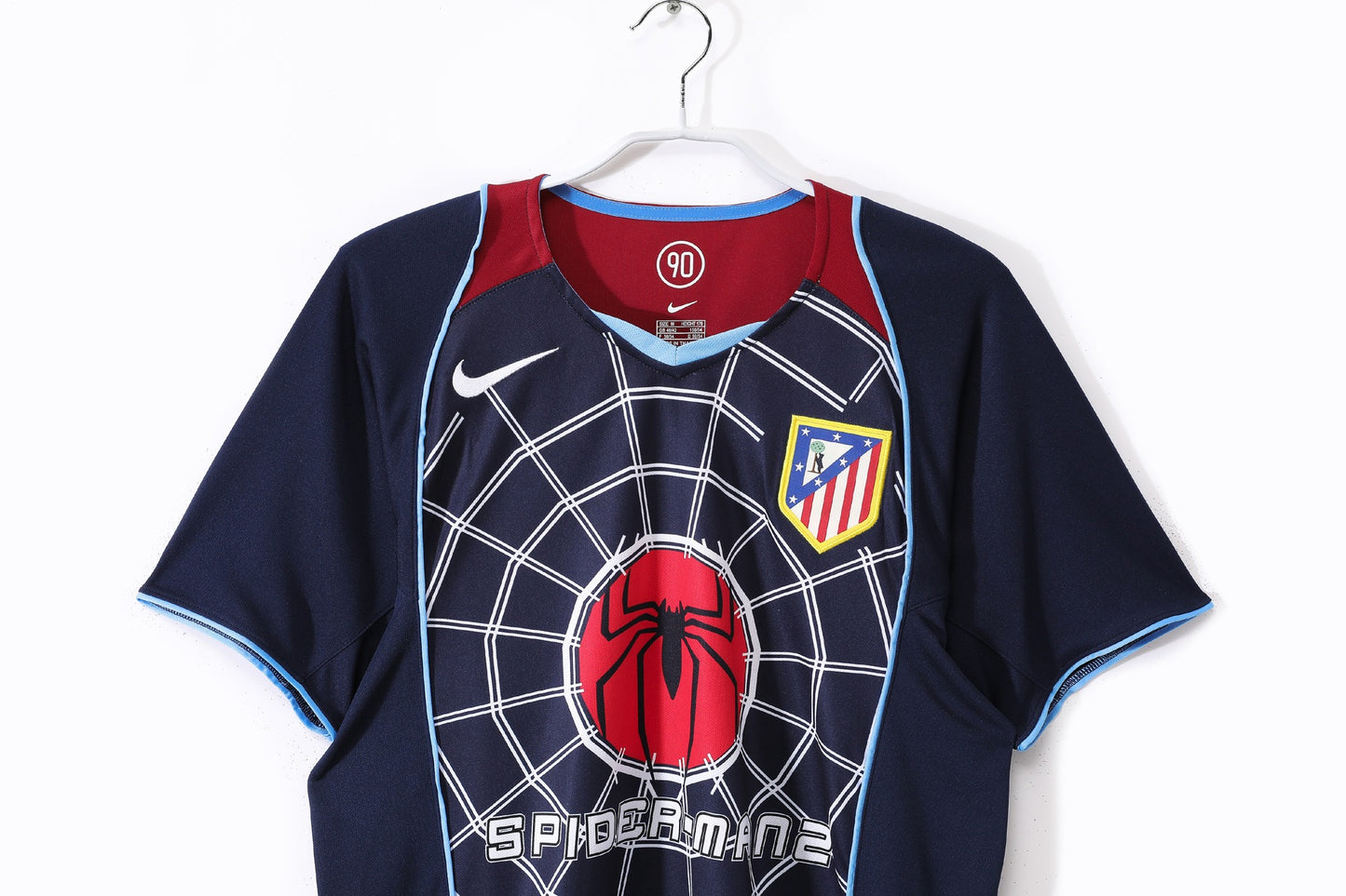 Camiseta de fútbol retro de visitante del Atlético de Madrid 2004-2005