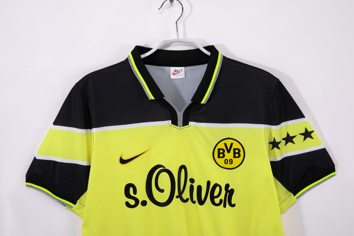Maillot de football rétro domicile Borussia Dortmund 1997