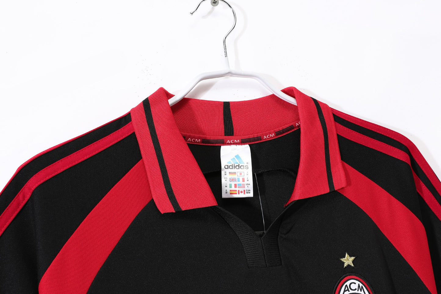 Camiseta retro de fútbol AC Milan 2000-2001, segunda equipación de visitante