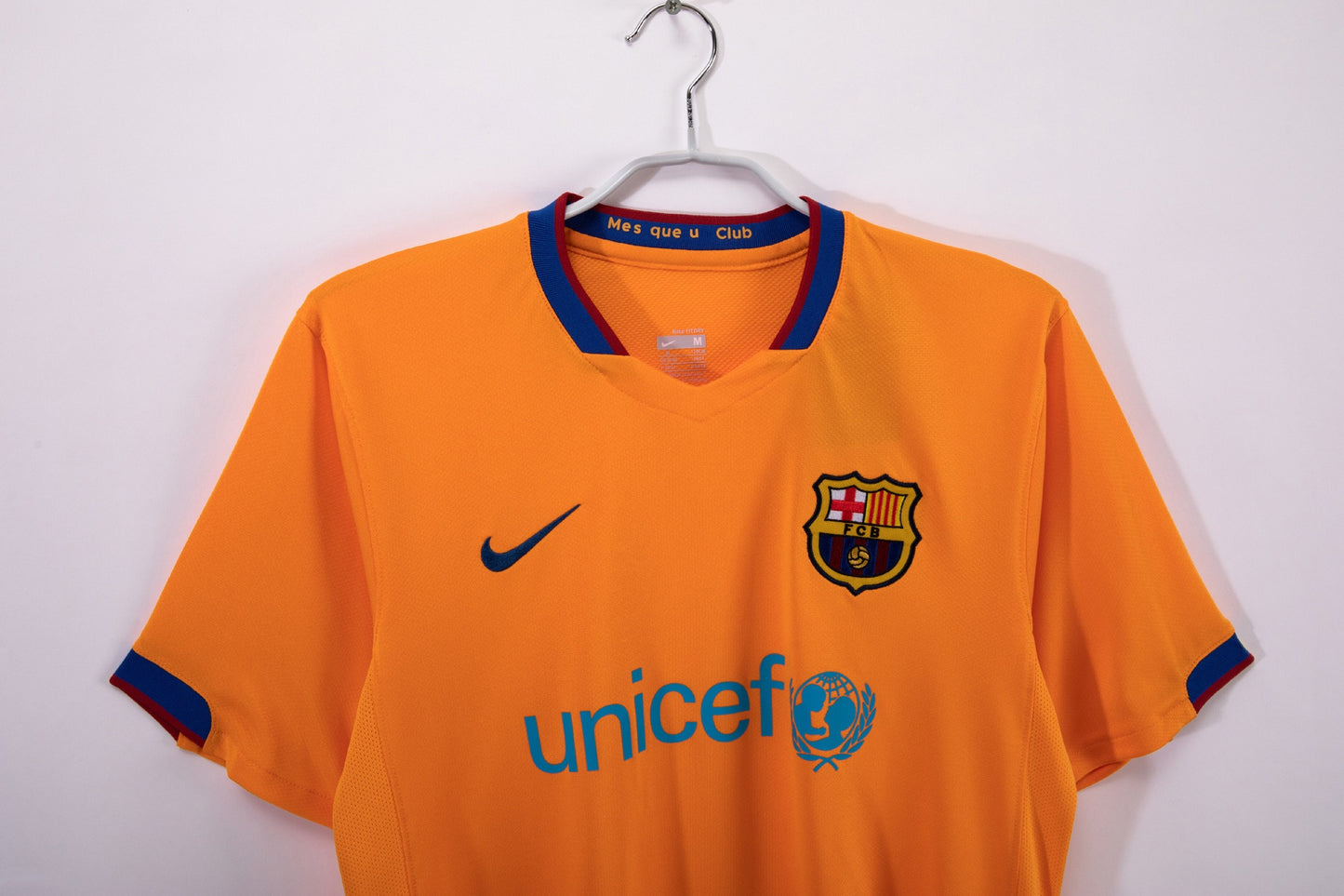 Barcelona 2006-2007 Away Orange Jersey