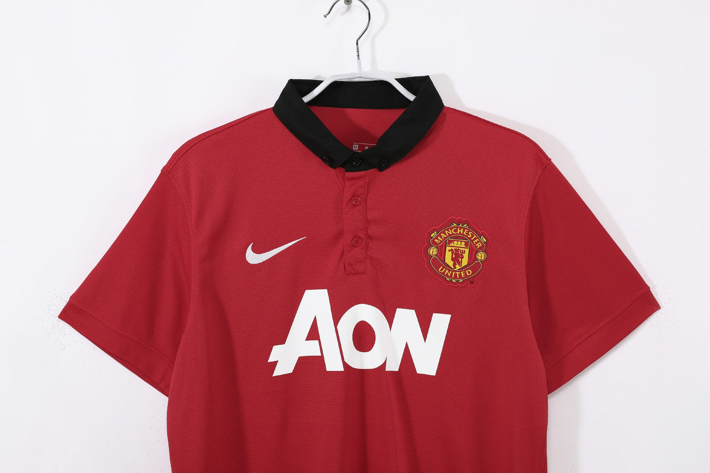 Maillot de football rétro domicile Manchester United 2013-2014