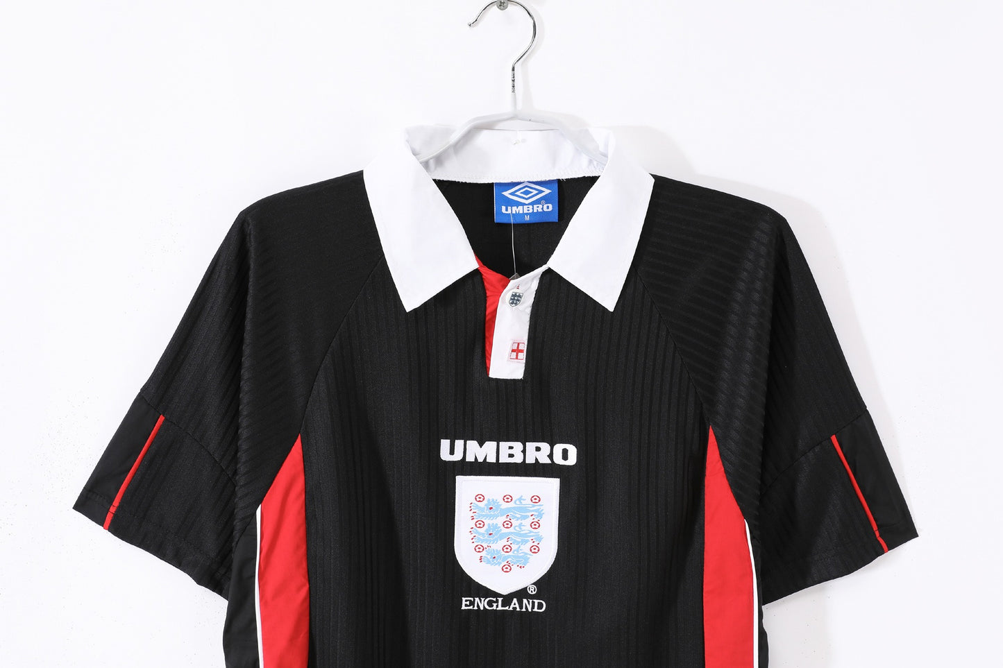 Maillot Angleterre extérieur noir 1998