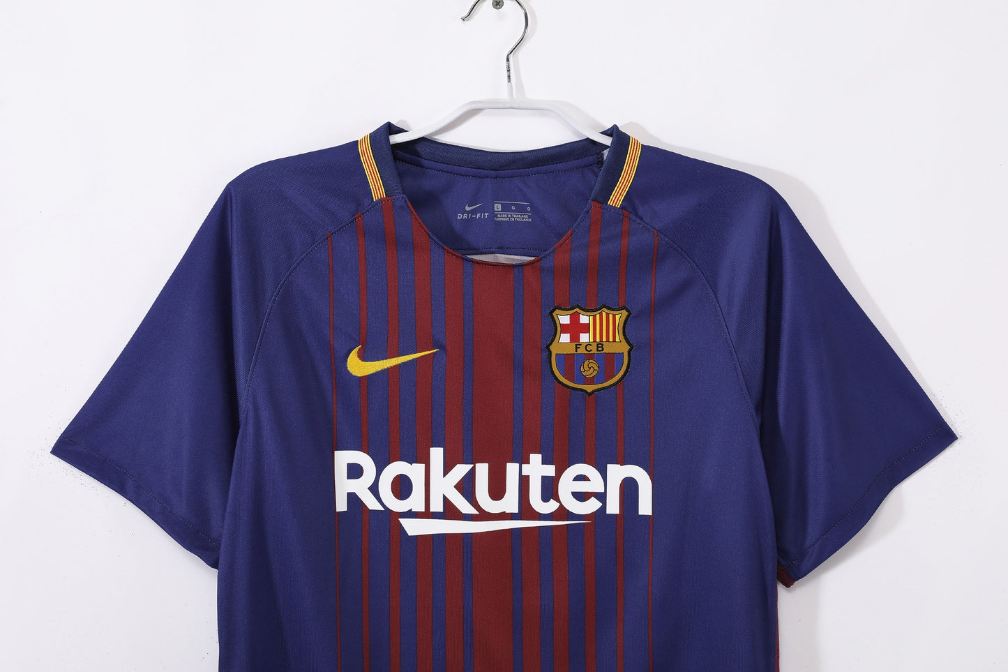 Maillot de football rétro domicile Barcelone 2017-2018
