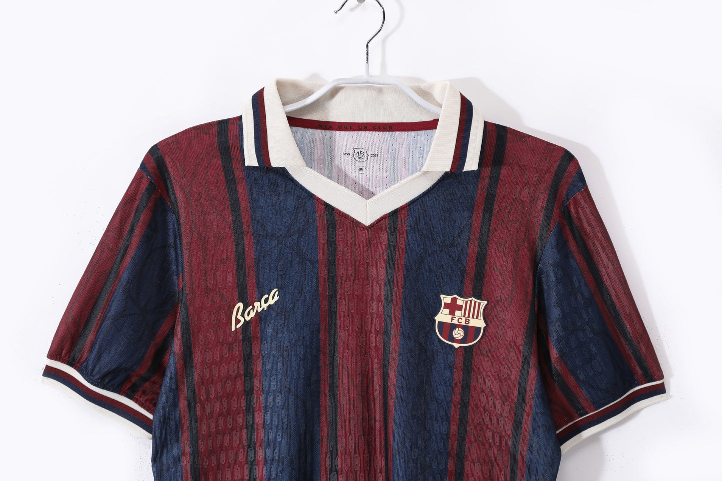 Maillot Rétro Domicile du FC Barcelone 125ème Anniversaire