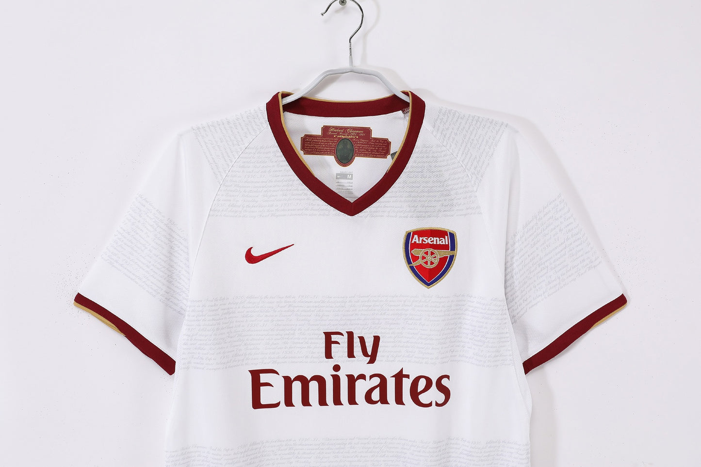 Maillot extérieur blanc Arsenal 2007-2008