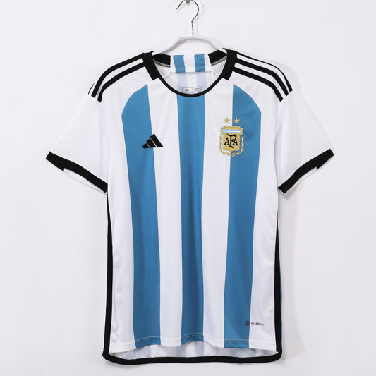 Camiseta de fútbol retro Argentina 2022 local