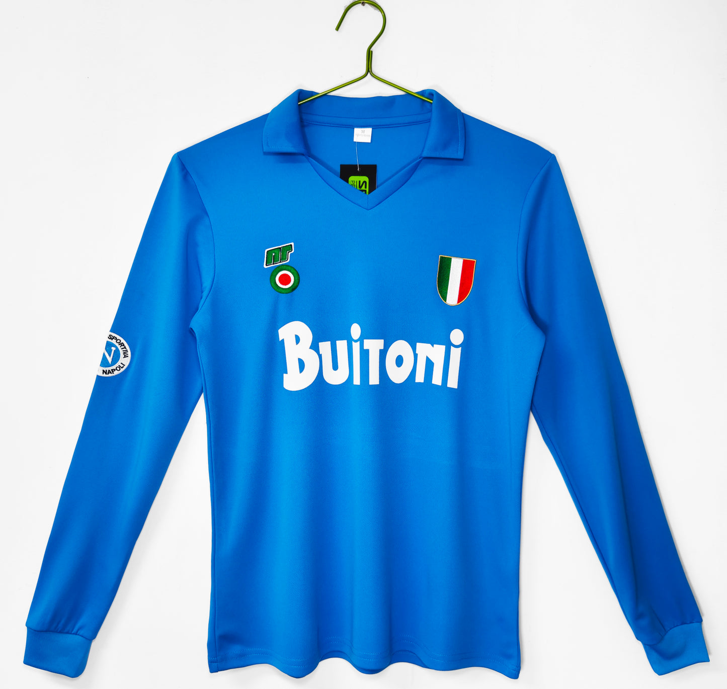 Camiseta de local de manga larga Napoli 1987-1988