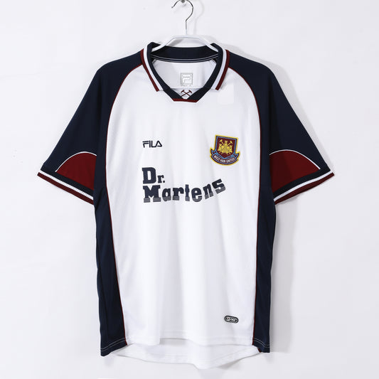 Maillot de foot rétro extérieur West Ham United 1999-2001