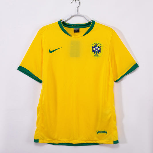 Camiseta de Fútbol Retro de Brasil 2006 (Local)