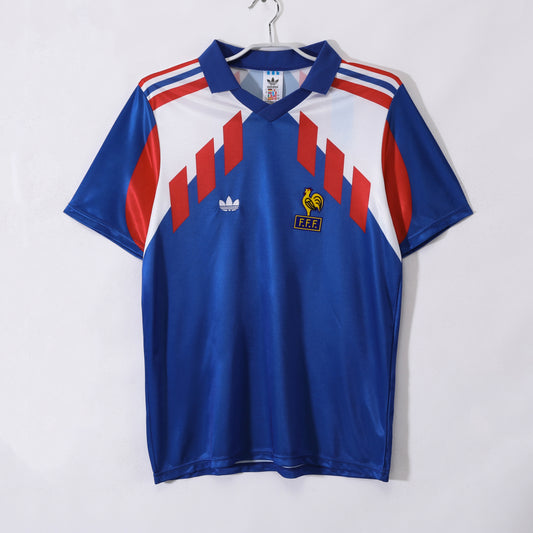 France 1990 Home Retro Football Shirt