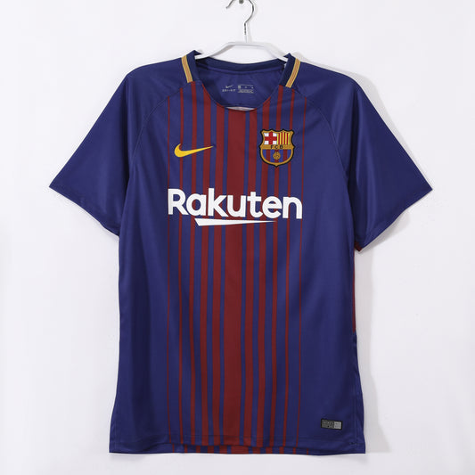 Barcelona 2017-2018 Home Retro Football Shirt