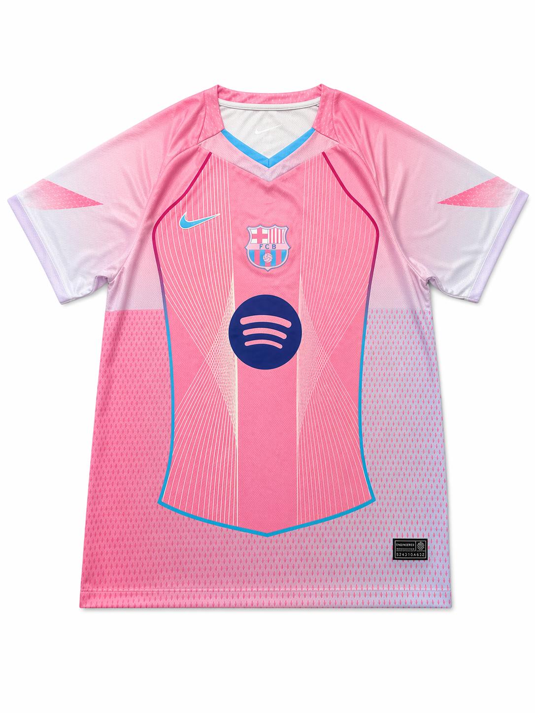 Barcelona Pink Concept Football Shirt