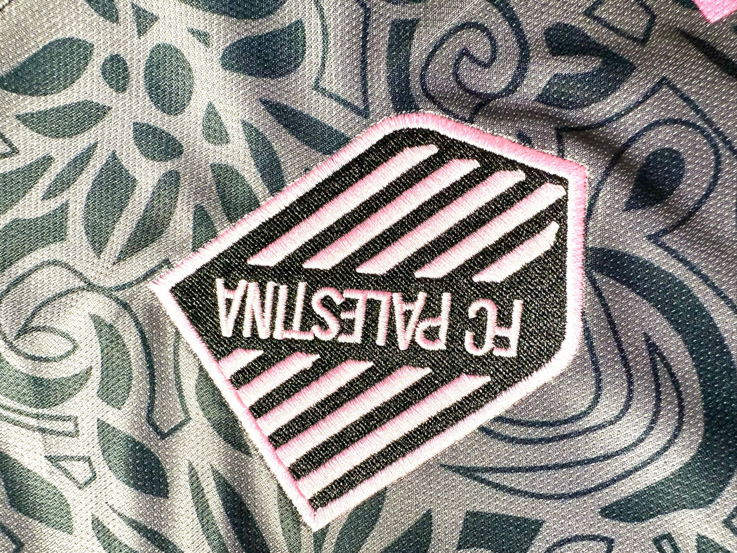 Palestine Black Pink Concept Football Shirt