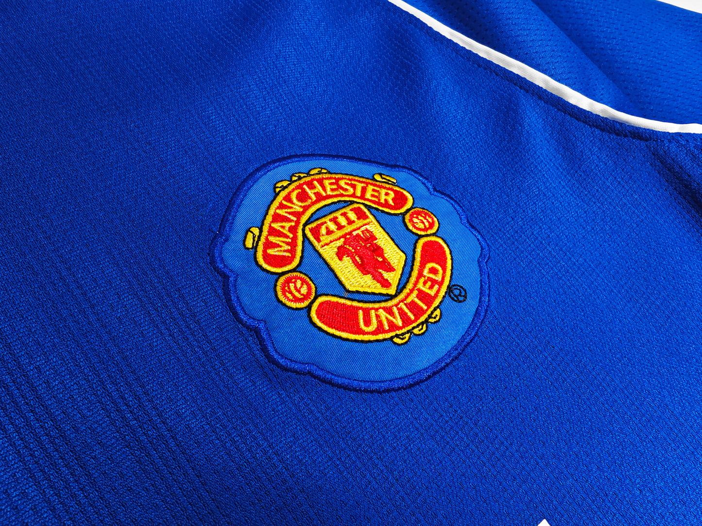 Maillot de gardien de but bleu Manchester United 2007-2008