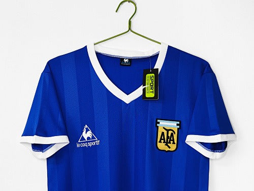 Maillot bleu extérieur Argentine 1986