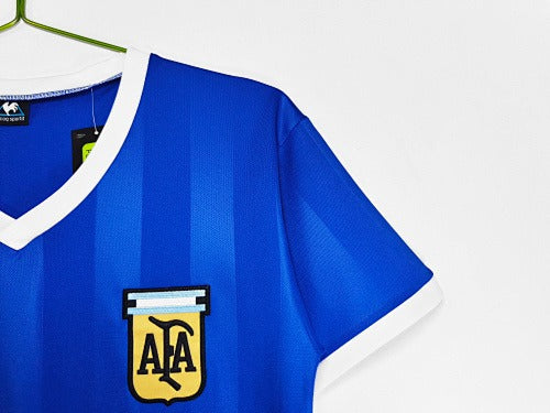 Maillot bleu extérieur Argentine 1986
