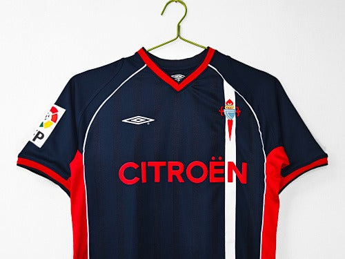 Maillot extérieur noir Celta Vigo 2001-2002