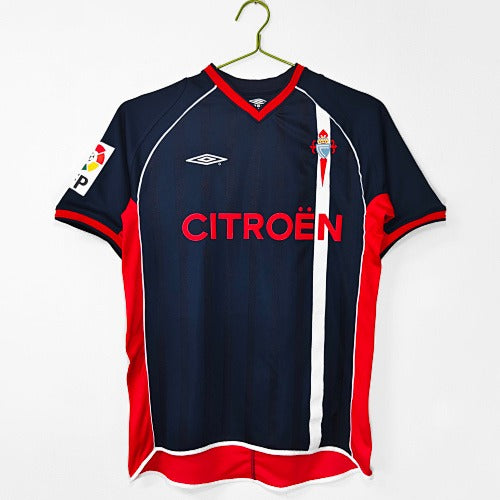 Maillot extérieur noir Celta Vigo 2001-2002