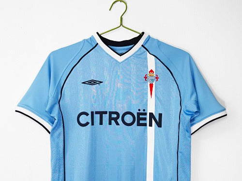 Celta Vigo 2001-2002 Home Blue Jersey