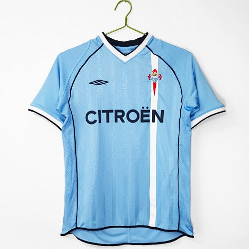 Celta Vigo 2001-2002 Home Blue Jersey