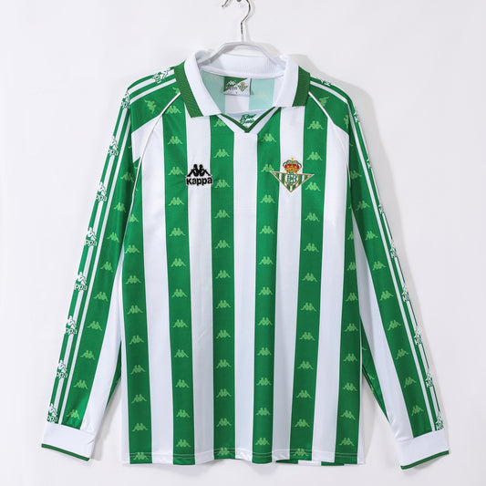 Camiseta de Fútbol Retro Local Manga Larga Real Betis 1995-1997