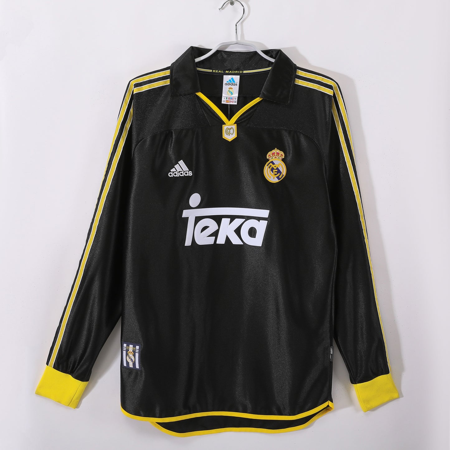 Camiseta de manga larga de visitante del Real Madrid 1999-2001