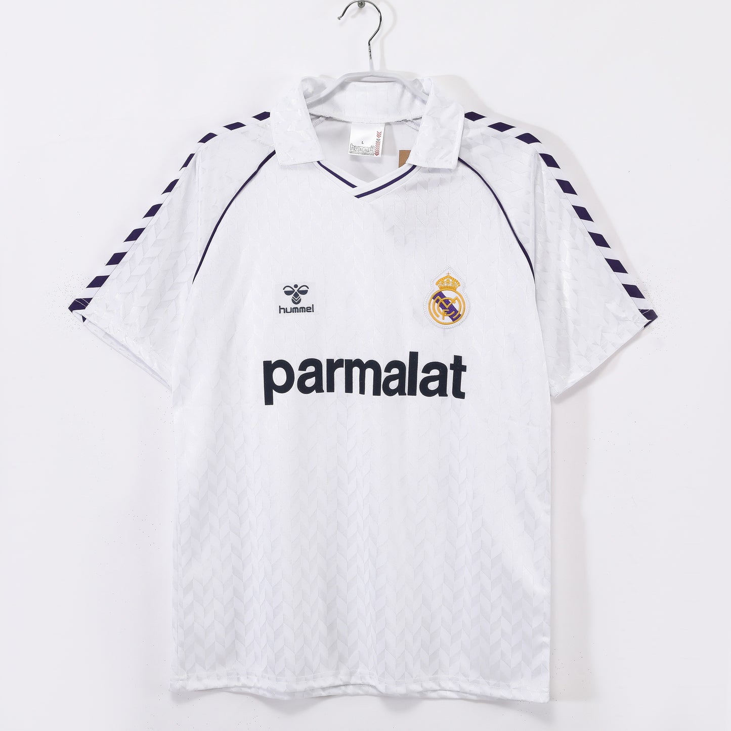 Camiseta de fútbol retro del Real Madrid 1986-1987 local