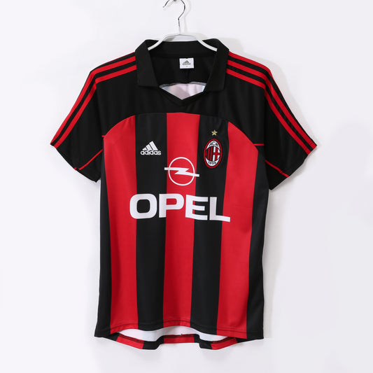 Camiseta Retro de Fútbol Local AC Milan 2000-2002