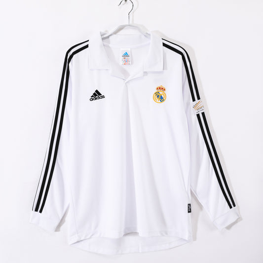 Camiseta de Fútbol Retro de Manga Larga Real Madrid 2002-2003