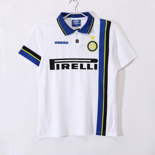 Camiseta de fútbol retro del Inter de Milán 1997-1998 de visitante