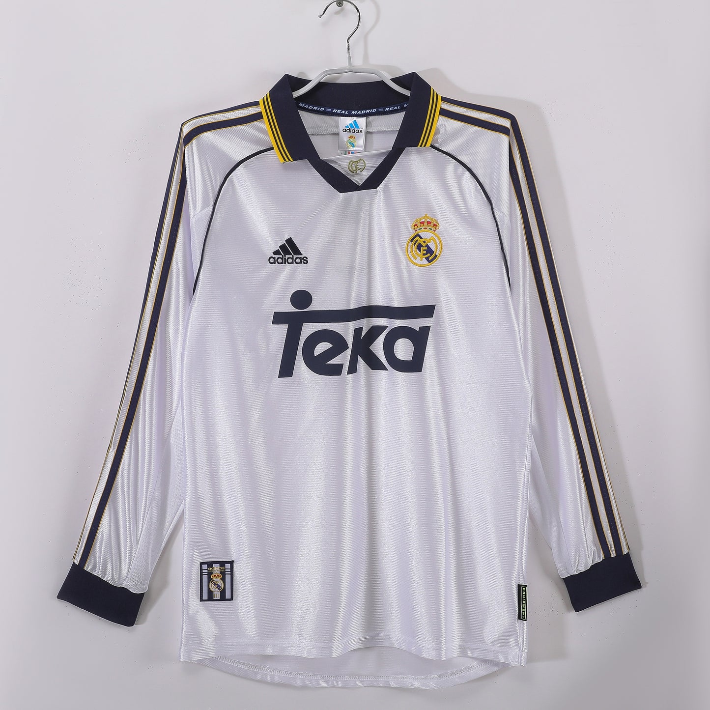 Camiseta de Manga Larga Local del Real Madrid 1998-2000
