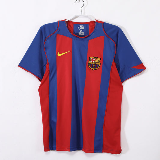 Camiseta de Fútbol Retro Local Barcelona 2004-2005