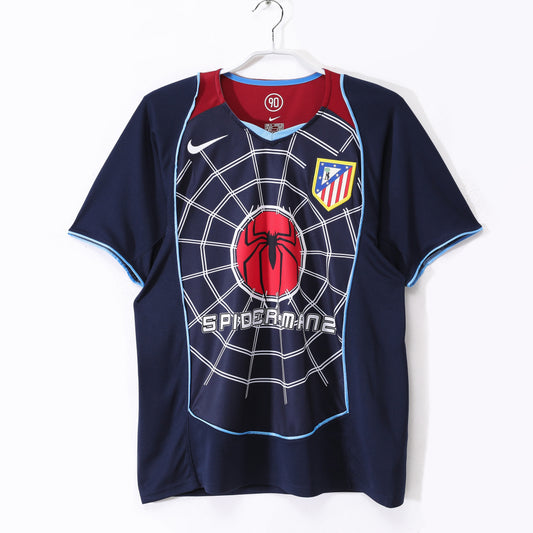 Camiseta de fútbol retro de visitante del Atlético de Madrid 2004-2005