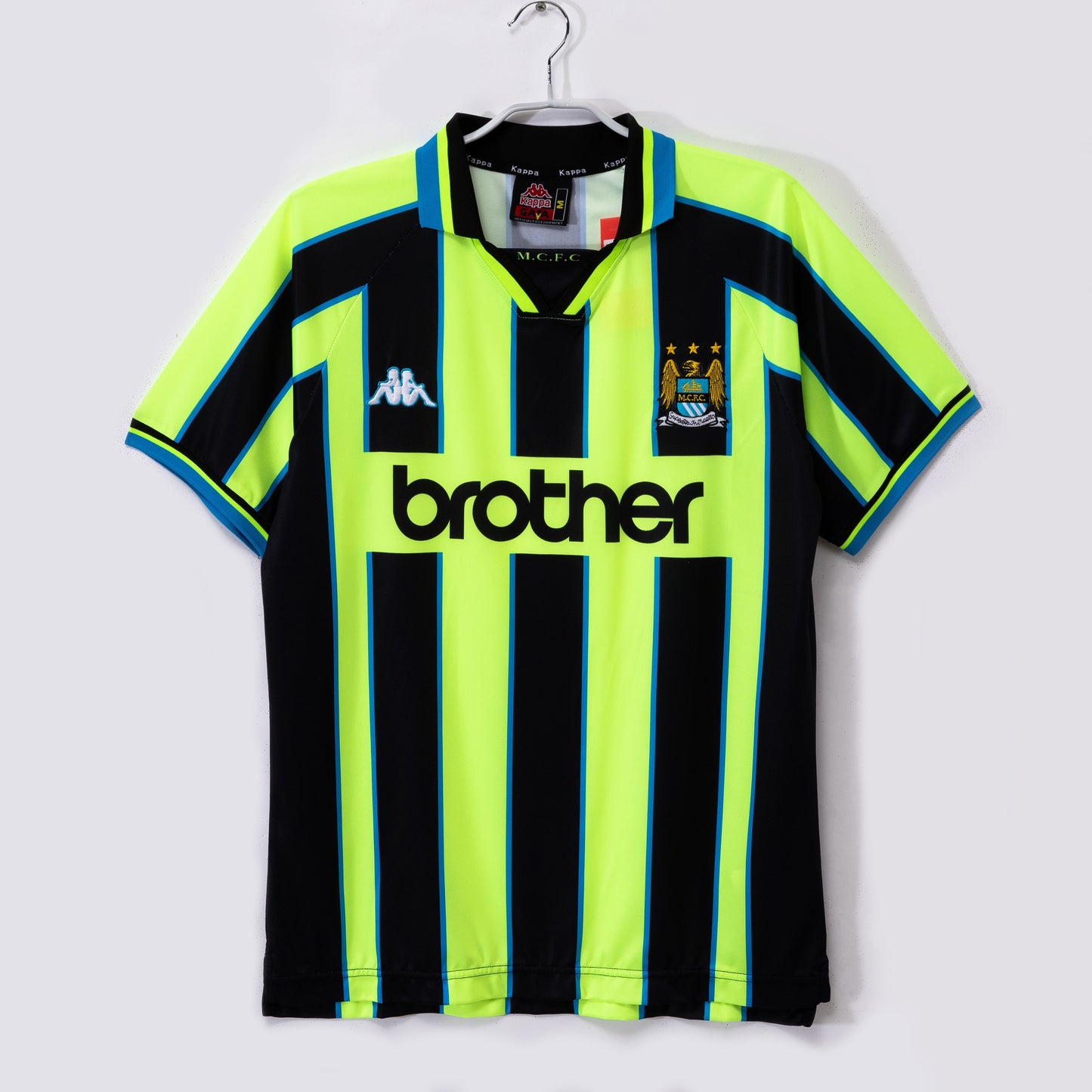Maillot de football rétro extérieur Manchester City 1998-1999