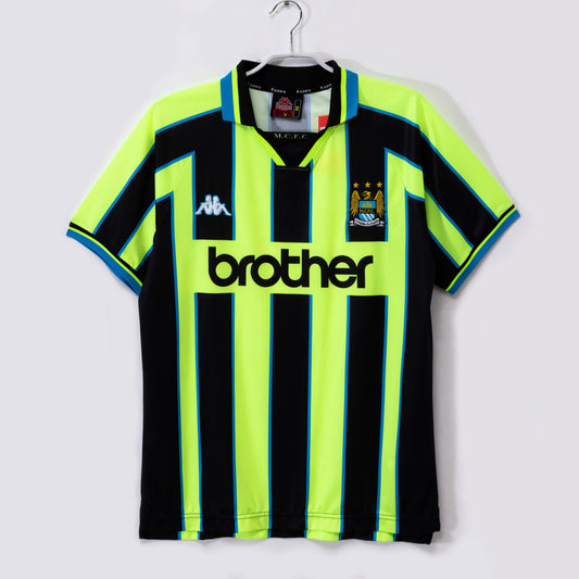 Maillot de football rétro extérieur Manchester City 1998-1999