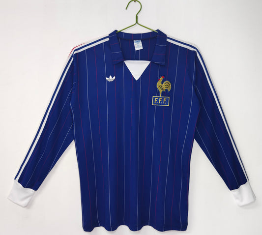 France 1980-1982 Home Long Sleeve Jersey