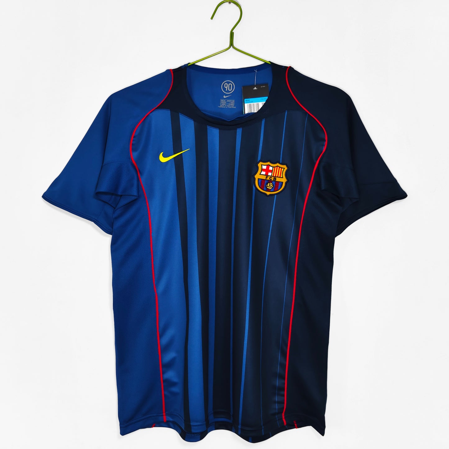 Barcelona 2004-2005 Away Blue Jersey