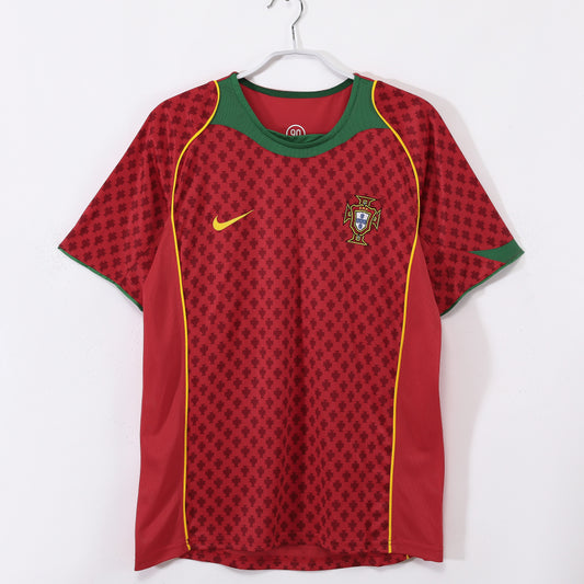 Camiseta de Fútbol Retro Portugal 2004 Local