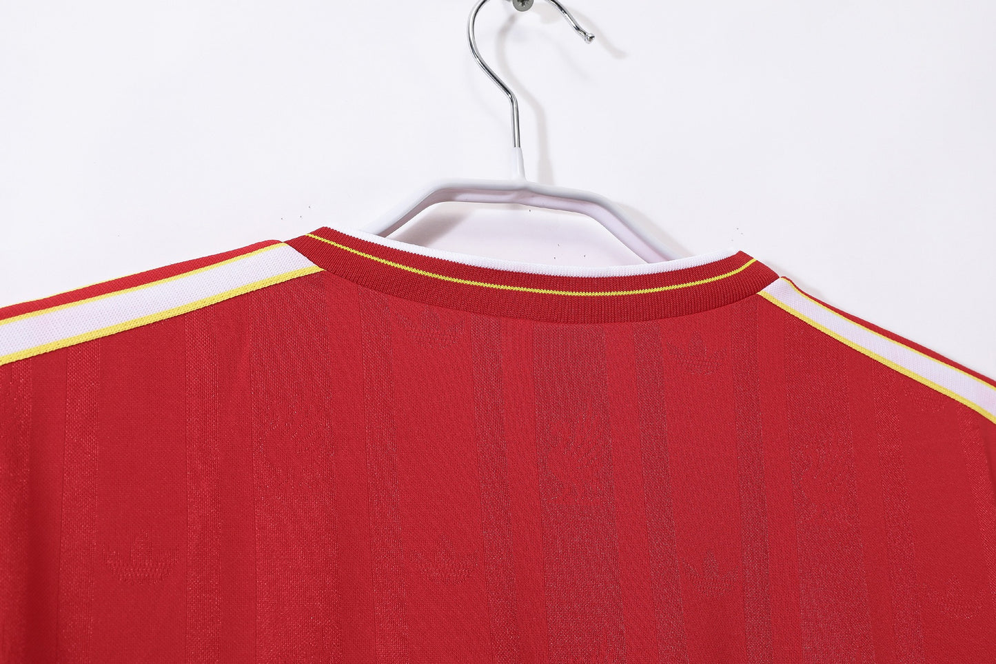 Maillot de football rétro domicile à manches longues Liverpool 1986-1987