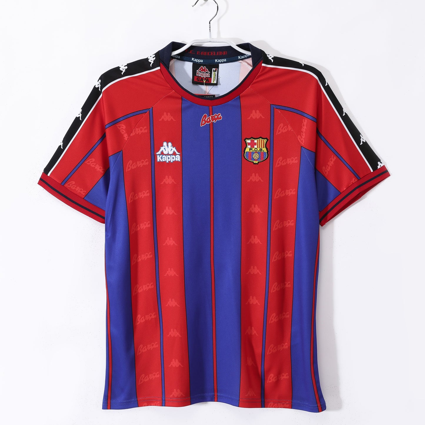 Maillot de Foot Rétro Domicile Barcelone 1997-1998