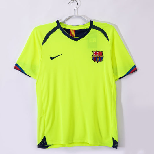 Camiseta Retro de Fútbol Visitante del Barcelona 2005-2006