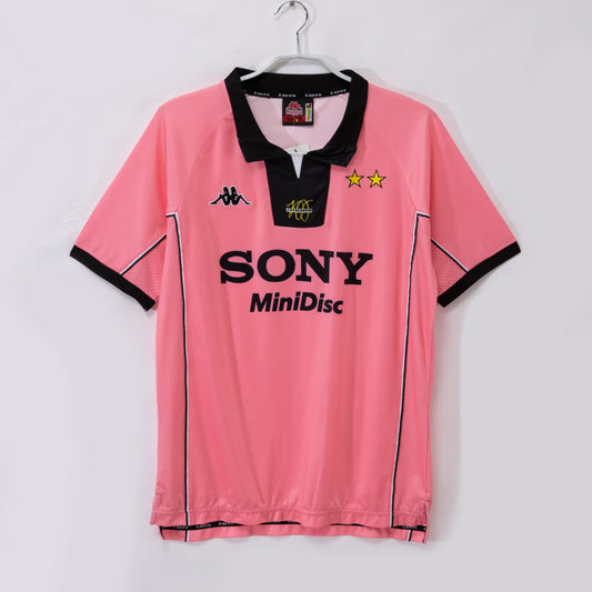 Camiseta de Fútbol Retro Rosa Visitante Juventus 1997-1998