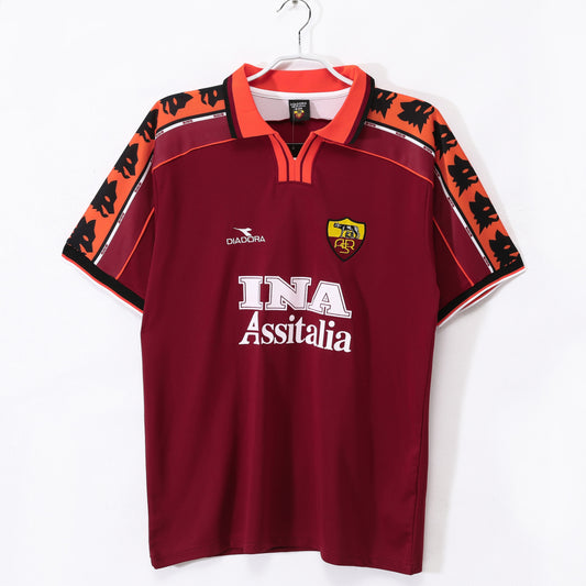 Camiseta de fútbol retro del AS Roma 1998-1999 (local)
