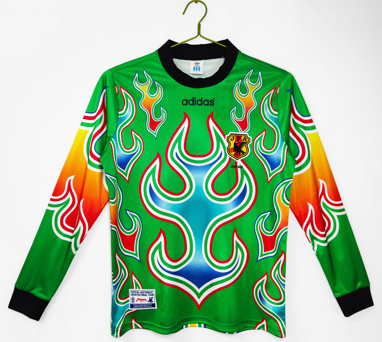 Japan 1998 Goalkeeper Green Long Sleeve Jersey